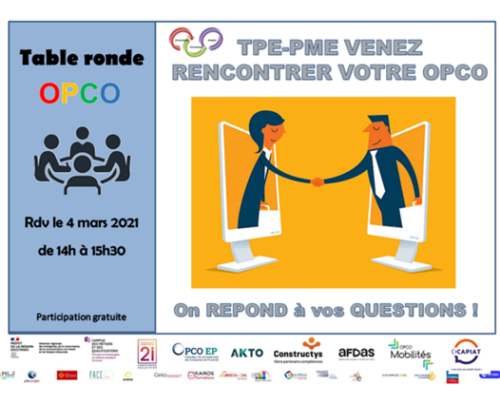 OFE : TPE-PME venez rencontrer votre OPCO